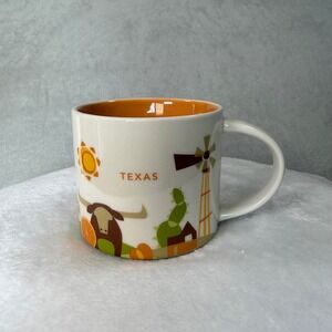 Starbucks You Are Here Collection Texas Mug 2015 Ceramic Coffee Cup